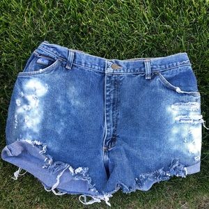 Denim shorts